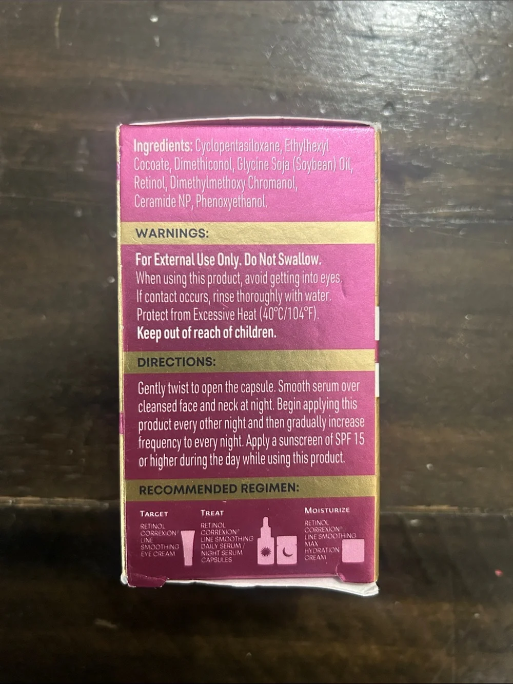 Retinol Correxion Night Serum Capsules - Gold